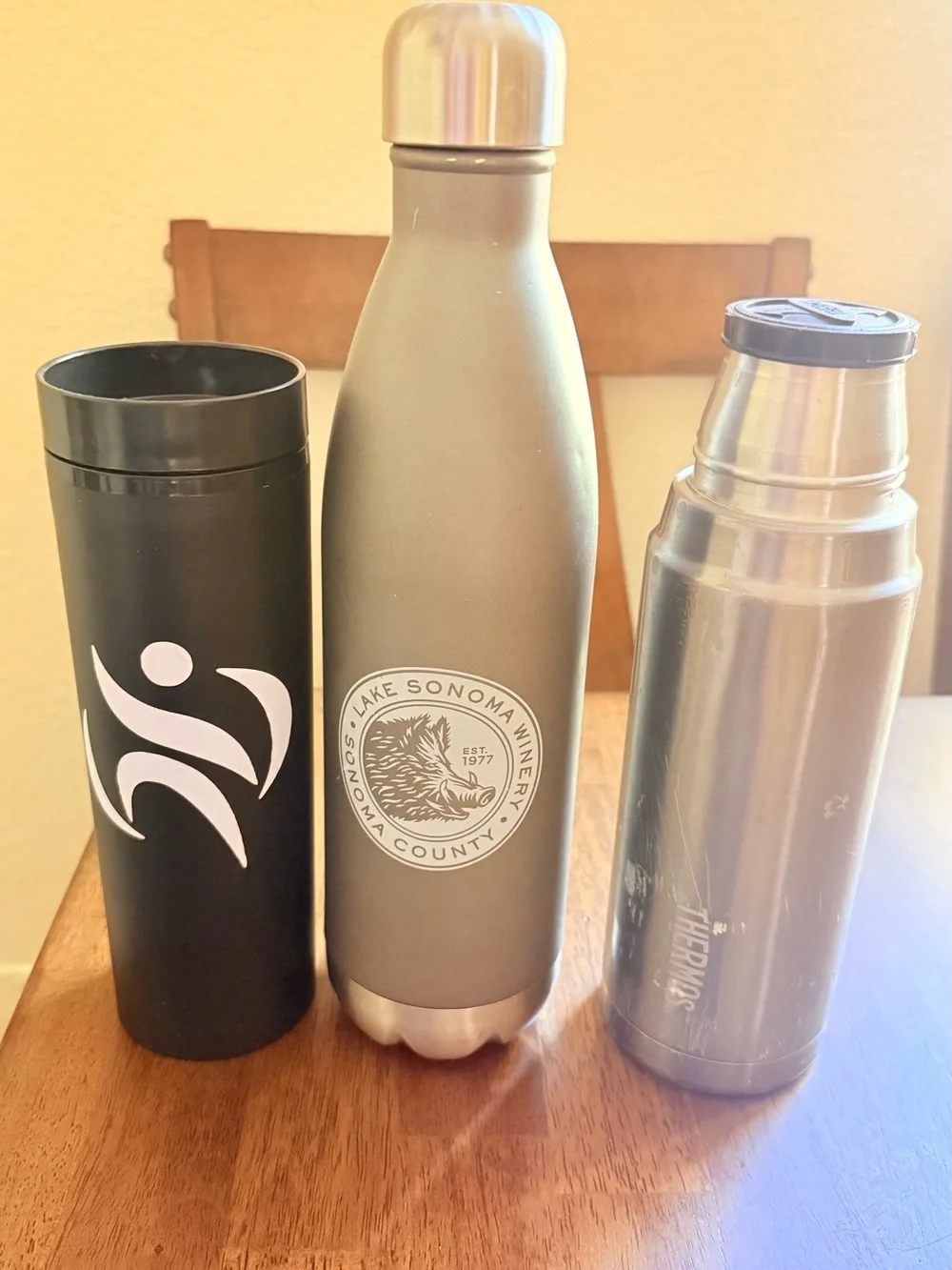Target Gray Stainless Insulated Water Bottle with Silver Cap
